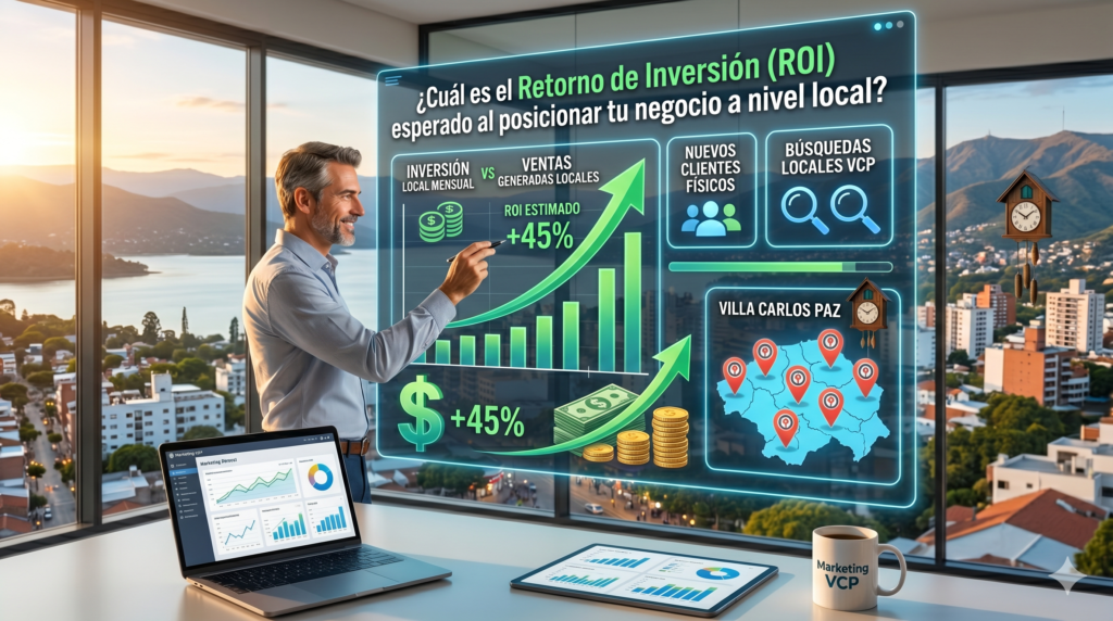 ¿Cuál es el Retorno de Inversión (ROI) esperado al posicionar tu negocio a nivel local