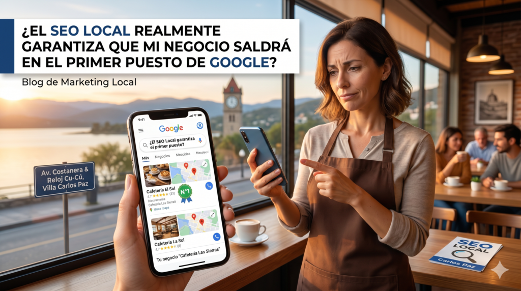 ¿El SEO Local realmente garantiza que mi negocio saldrá en el primer puesto de Google