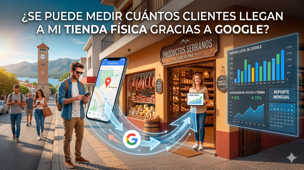 ¿Se puede medir cuántos clientes llegan a mi tienda física gracias a Google