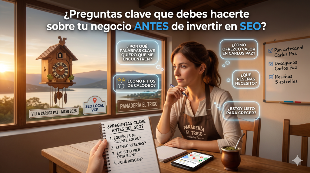 Preguntas clave que debes hacerte sobre tu negocio ANTES de invertir en SEO