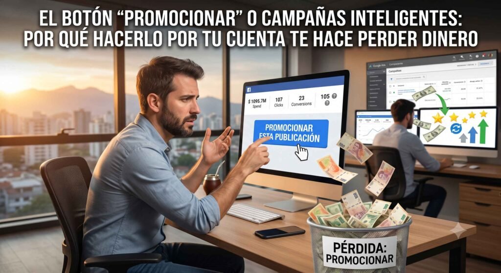 El botón Promocionar o Campañas Inteligentes Por qué hacerlo por tu cuenta te hace perder dinero?