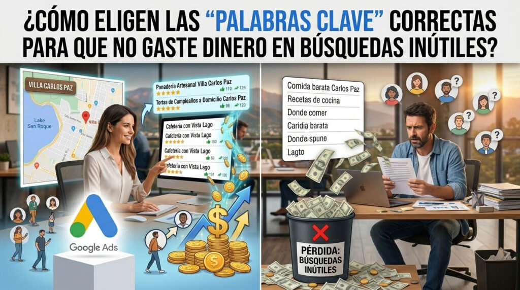 ¿Cómo eligen las palabras clave correctas para que no gaste dinero en búsquedas inútiles?