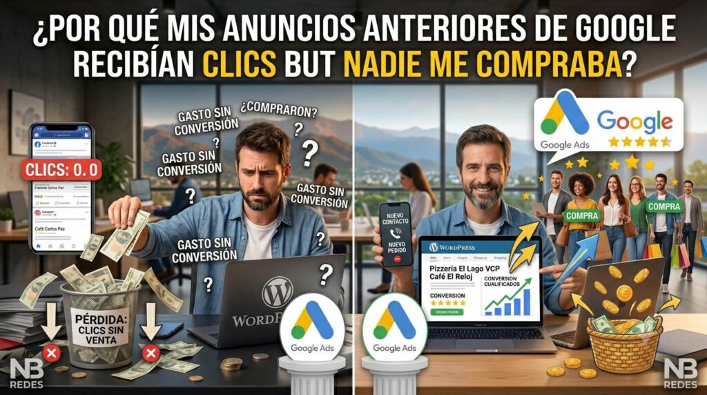 ¿Por qué mis anuncios anteriores de Google recibían clics pero nadie me compraba?