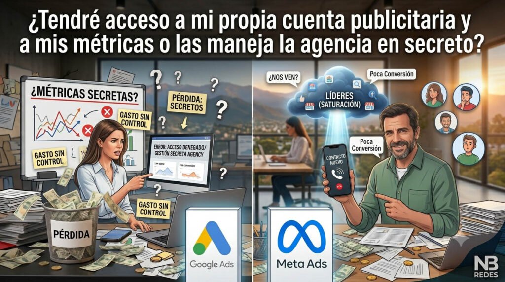 ¿Tendré acceso a mi propia cuenta publicitaria y a mis métricas o las maneja la agencia en secreto